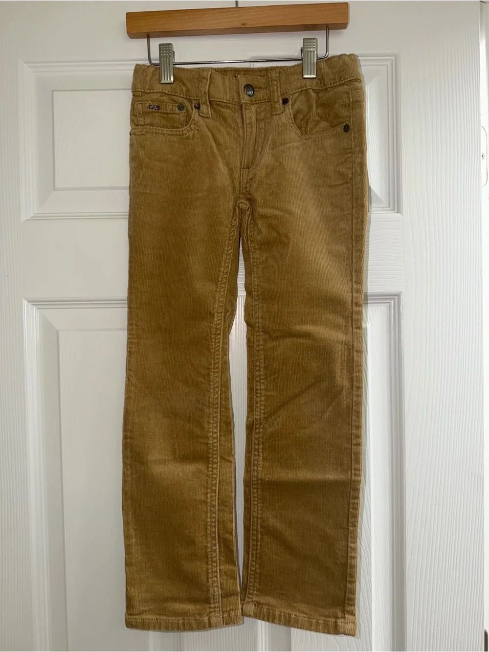 NWT Brixton Boys Corduroy Pants | CHOOSE SIZE | Khaki Tan